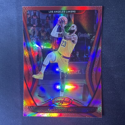 2020-21 Certified Mirror Red LeBron James #55 T081