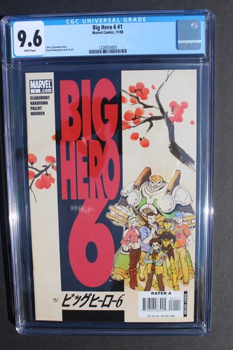 BIG HERO 6 #1 Marvel 2008 Walt Disney Pixar Movie 1st Print John Byrne CGC 9.6