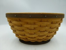 Longaberger Small Oval Bowl Basket & Protecto...