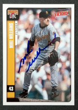 2001 Upper Deck ( VICTORY ) SIGNED: Mike Williams, PIRATES #502