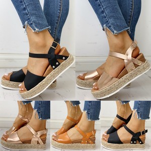 espadrille open toe ankle strap platform sandals