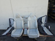 Seat Seats Set Frontrear Wdoor Panel Gray Color 45k 12-18 Audi A6 S6 C7