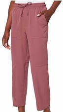 NWT MONDETTA 1679389 DARK ORCHID HIGH-RISE TEXTURED ANKLE PANTS SZ XXL F340