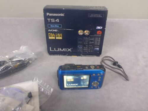 Panasonic Lumix DMC-TS4 12.1MP Waterproof Digital Camera Works but Noisy - Picture 2 of 5