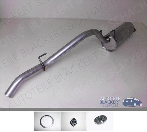 Auspuff Endtopf+ZubehöR FüR Ford Ranger Et 2.5 Tdci 4X4 + 3.0 Tdci 4X4 2006-2012-image