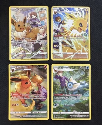 Pokemon Brilliant Stars Eevee Eeveelution Trainer Gallery - TG01 TG02 TG04 TG11