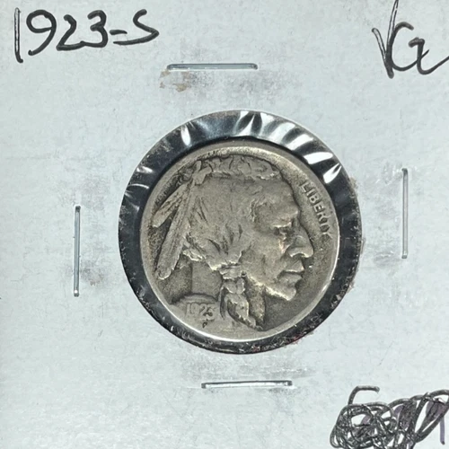 1923-S BUFFALO NICKEL ~ VERY GOOD ~ NICE COIN ~