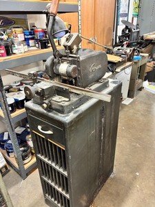 Rouse Vertical Rotary Miterer - used for Letterpress - cabinet included
