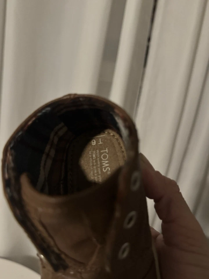 Tom's коричневый ботинки ребенка ясельного возраста размер 6 - Изображение 3 из 4