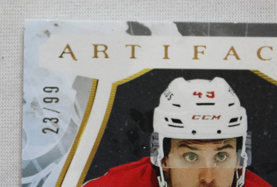 2023-24 Upper Deck Jakob Pelletier #197 Auto Patch JL3 Emerald Very Good /99 - Image 3 of 4