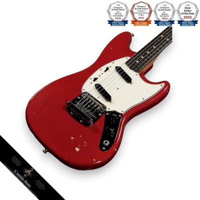 Fender Mustang 1965 Dakota Red E-Gitarre Originalfarbe Sehr Gut