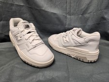New Balance Boys 550 Athletic Sneakers GSB550PB White Grey Size 6.5 NEW IN BOX