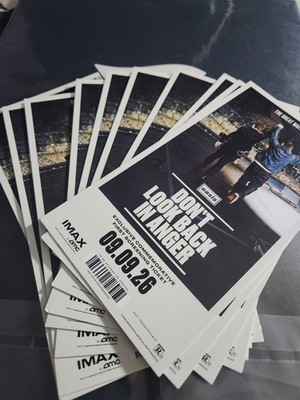 Oasis: Don't Look Back in Anger IMAX Exclusive Commemorative  Ticket 9/9/26