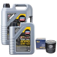 MotoröL Set Top Tec 4100 5W-40 6 Liter + ÖLfilter FüR Alfa Romeo Maserati Saab