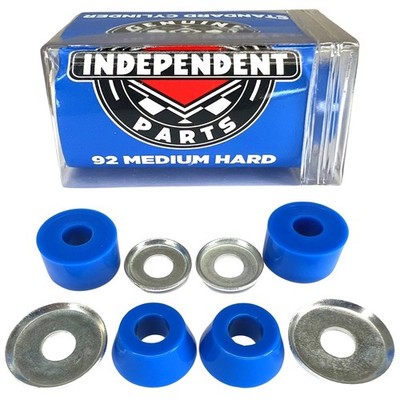Independent Standard Cylinder Skateboard Bushings medium hard 92a blau