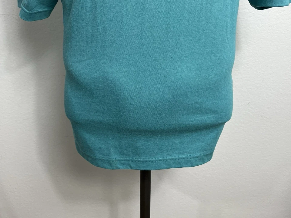 Camiseta masculina gráfica vintage anos 80 GUESS tamanho marca OSFA soletra ponto único EUA - Imagem 2 de 4