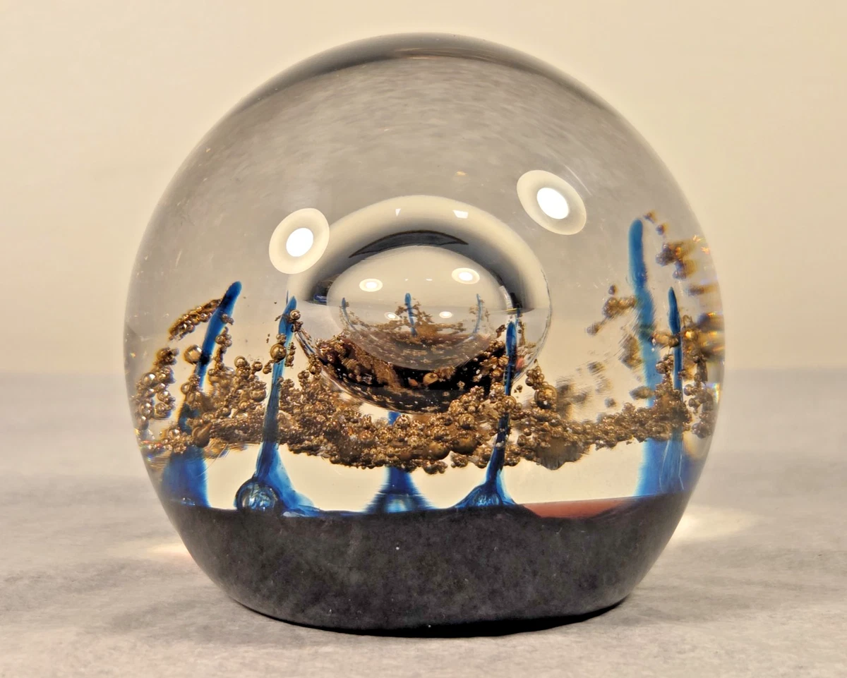 Glass Caithness Art Glass Clear Decorative Paperweights
