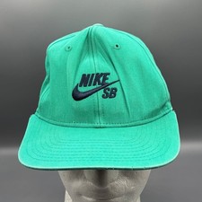 Nike SB Hat Baseball Cap Youth Snapback Green Blue Embroidered Logo