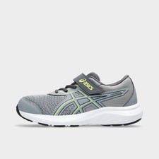 Little Kids' Asics Contend 9 Running Shoes Gravel/Citron 1014A338 022