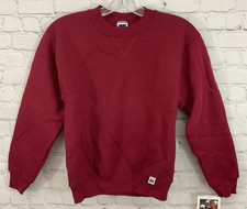 Russell Athletic Youth NuBlend Long-Sleeve Sweatshirt Cardinal Red Medium