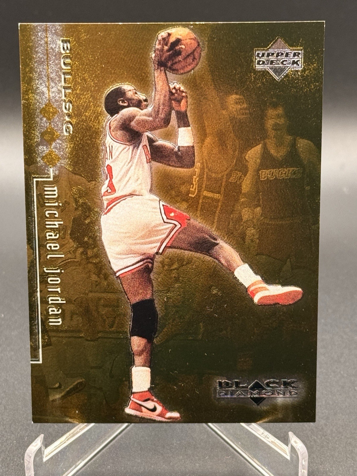 1998-99 Upper Deck Black Diamond Card #1 Michael Jordan TRIPLE Diamond SSP /1500