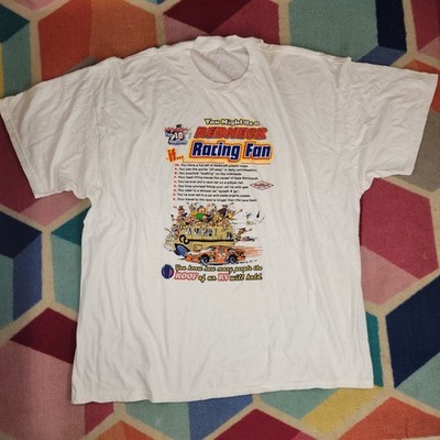 Vintage 2000 Jeff Foxworthy Redneck Racing Fan T-Shirt White NASCAR Comedy XL