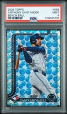 🔥 2025 Topps Anthony Santander Beach Ball /50 PSA 9 Pop 1 🔥