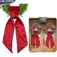 Satin Wreath Sashes DIY Custom Decorations Christmas Gifts Bows Wreaths New