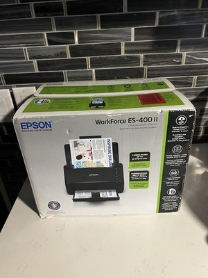 Epson Workforce ES-400 II Color Duplex Desktop Document Scanner (SEALED)
