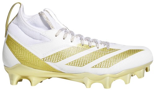 Adidas Adizero Impact+ Metal Baseball Cleat Gray Gold IF8483  display picture 2