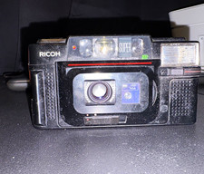 Ricoh FF-3 AF Super 35mm Point  Shoot Film Camera Auto Focus Flash Black