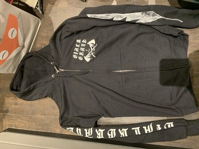 BLACKBRAID HOODIE GR. S BLACK METAL
