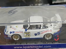 Spark 1:43 resin car model porsche paris, porsche 911 gt1 1995 NIB