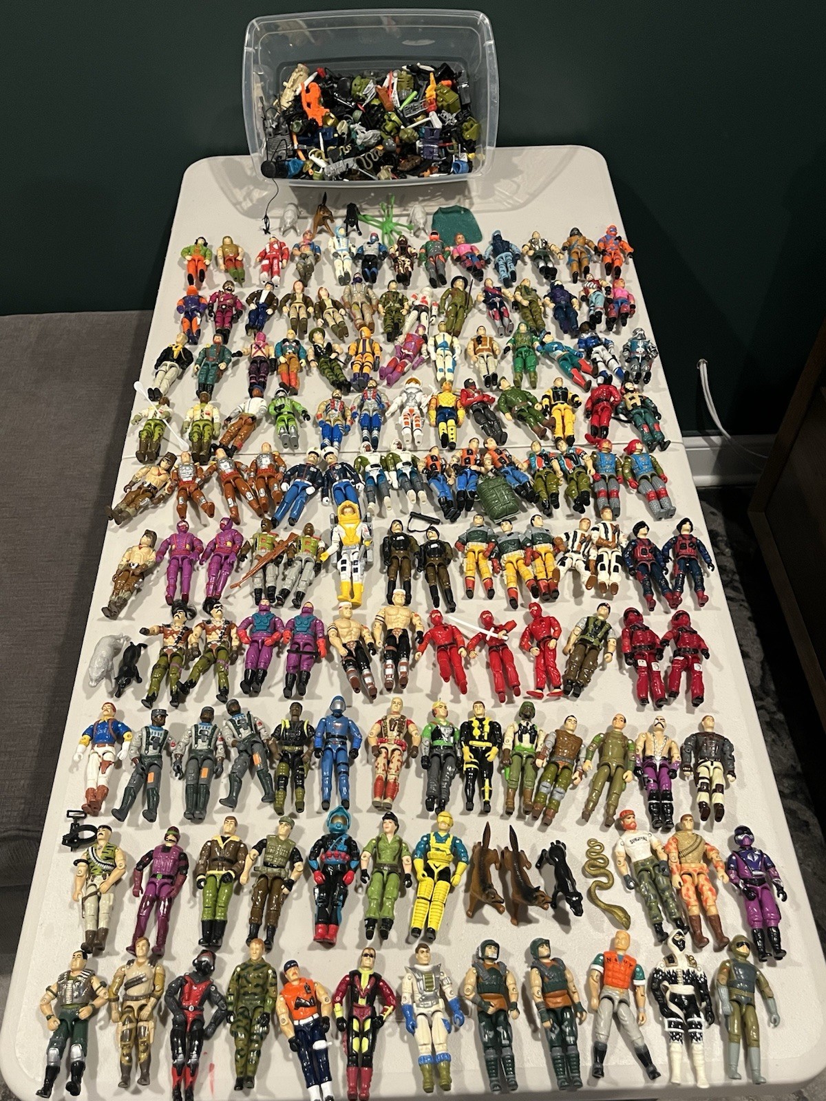 S "lot Of 3" Vintage 3.75 Inch Cobra Hasbro Arah 80&rsquo;s-90&rsquo;s