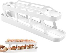 Rolling Egg Dispenser For Refrigerator, Egg H...