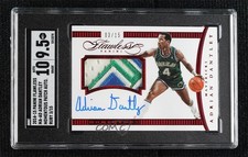2014-15 Flawless Momentous Memorabilia Ruby 3/15 Adrian Dantley SGC 9.5 Auto 3d3