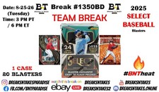 BALTIMORE ORIOLES 2025 Panini Select Baseball Blaster CASE 20 BOX Break #1350BD