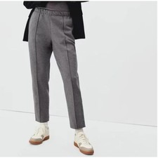 NWT Everlane Sz XS The Dream Pant Office Work Career Heather Charcoal Gray