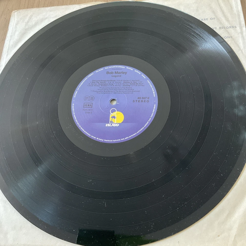 Bob Marley and the Wailers Legend · Lp · 1984, photo 4 of 5