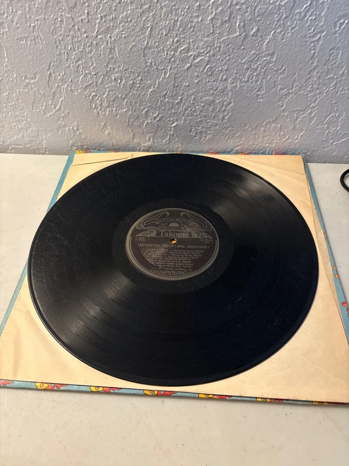LEO KOTTKE PETER LANE JOHN FAHEY SELF TITLED VINYL RECORD LP 1974 ON TAKOMA VG+ Foto 3 de 4
