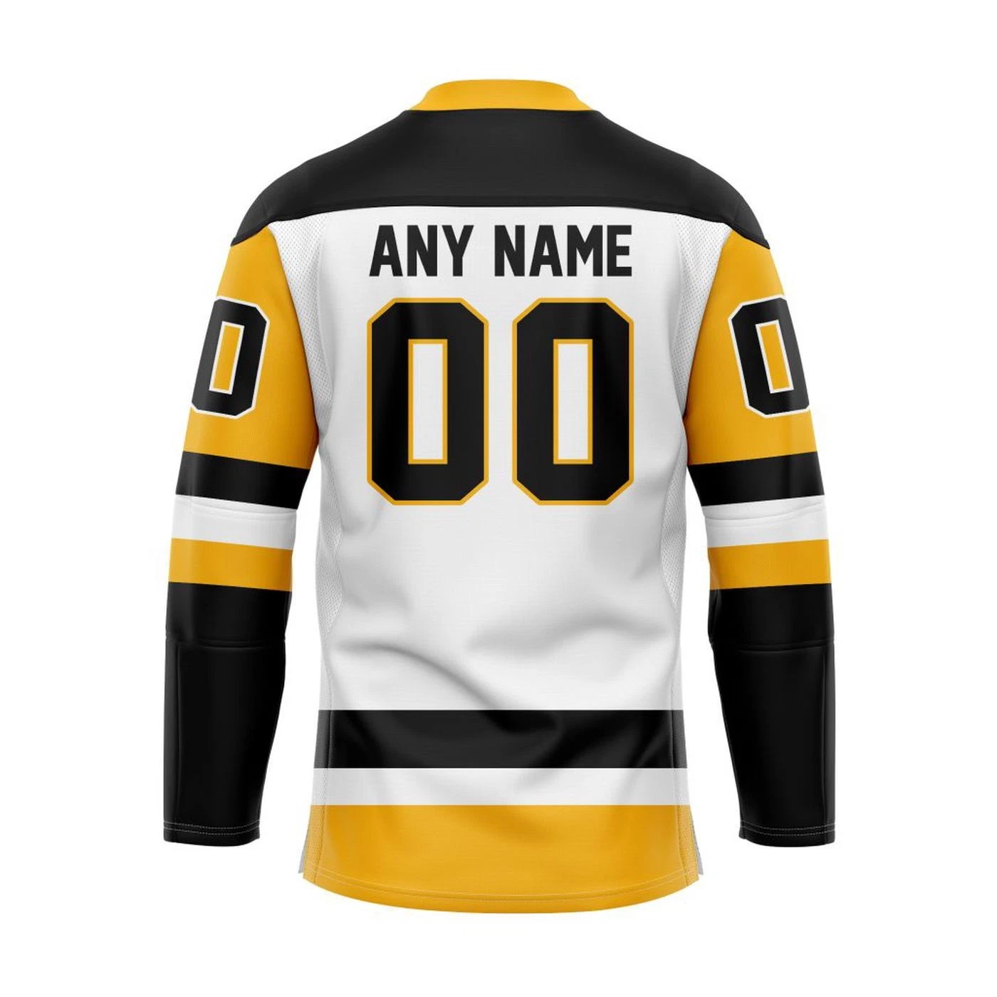 Brantford Bulldogs Personalized White Lace Hockey Shirt