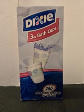 Dixie 3 oz Paper Bath Cups 2008  Sea Shells Discontinued New In Box 200