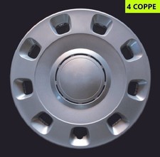 COPRICERCHI COPPE RUOTA DM "13" KIT 4 PEZZI COMPATIBILE PER FIAT 500 DAL 2007