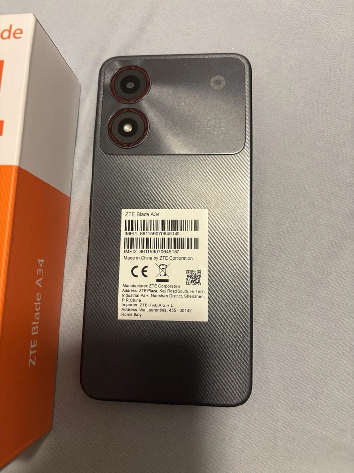 ZTE BLADE A34 DUAL SIM 6.6" OCTA CORE RAM 2+4/64GB 4G LTE GRAY - Immagine 3 di 4