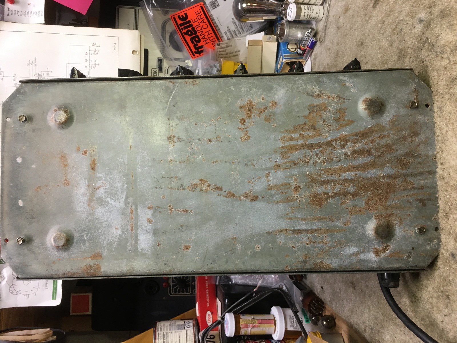 Bell 2200B mono integrated tube amp, restored