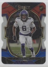 2022 Panini Select Concourse Red & Blue Prizm Die-Cut Lewis Cine #52 1r17