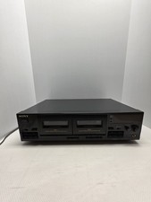 Sony TC-WR445 Dual Cassette Deck Auto Reverse Dolby NR Tested Read Made in Japan