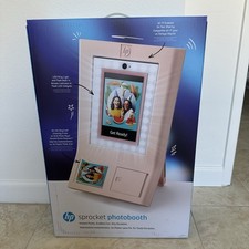 HP Sprocket Photobooth Color Photo Printer with Touch Screen
