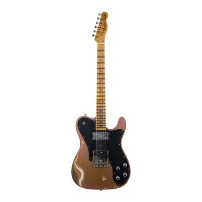 Fender Custom Shop Telecaster Custom - Firemist Gold with Burgundy