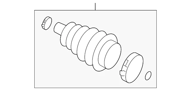 Kit de arranque genuino GM Frt Whl Drv Shf Cv Jt 19210864 Foto 3 de 4